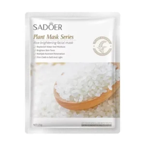 Sadoer Plant Mask Series Rice Brightening Face Mask