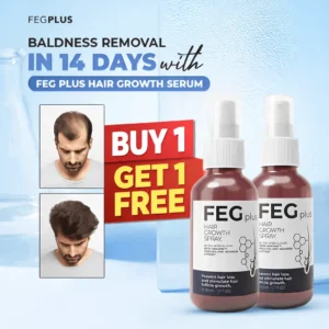 FEG Plus Hair Growth Spray - Buy 1 Get 1 Free