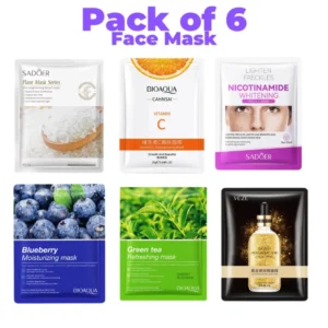 Pack of 6 Face Masks