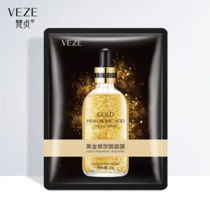 Veze Pure Gold Hyaluronic Acid Moisturizing Face Sheet Mask